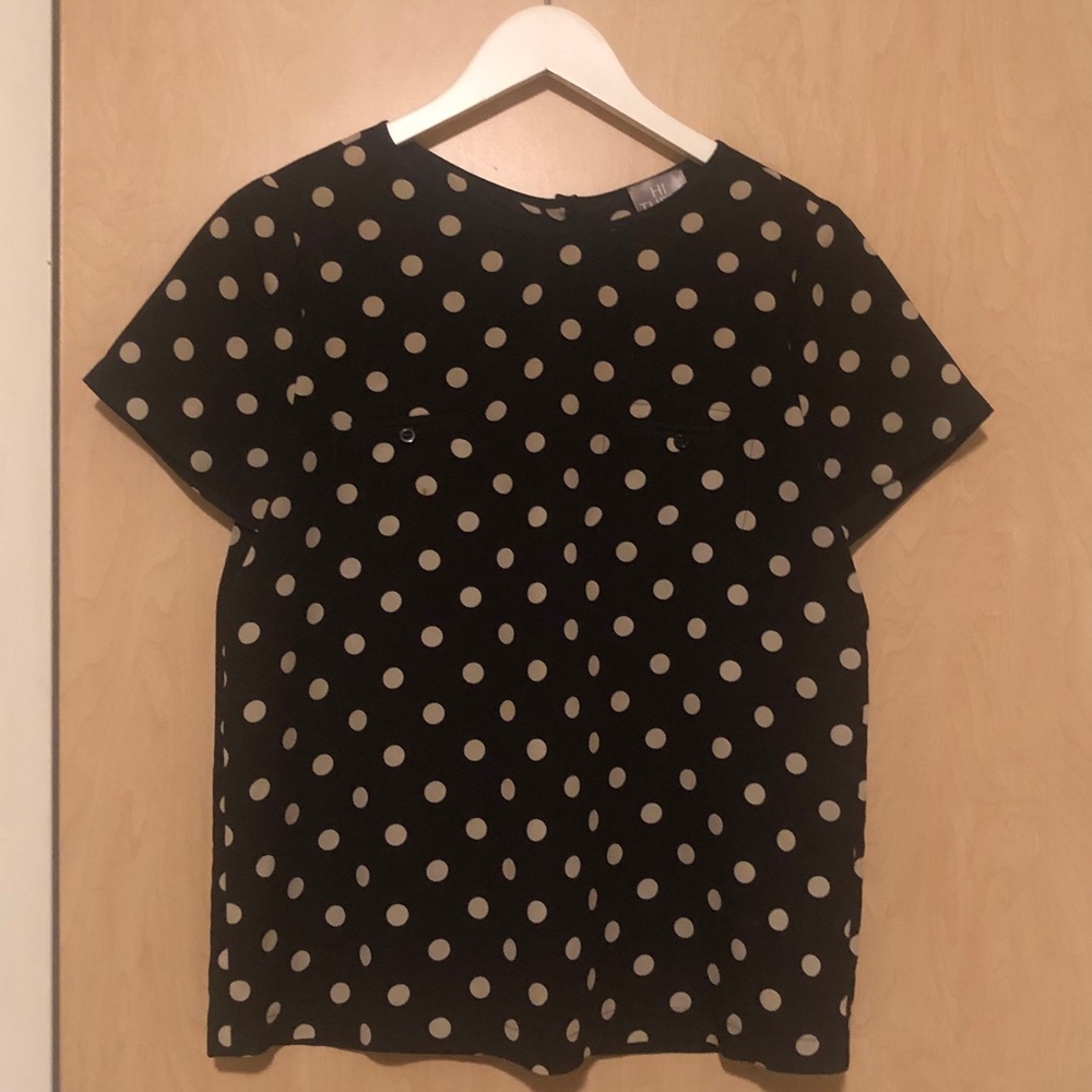 Karen Walker Polka Dot Silk Blouse